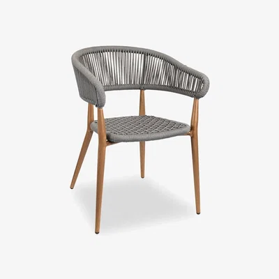 Cult Furniture Galdwell Armchair, Grey & Natural