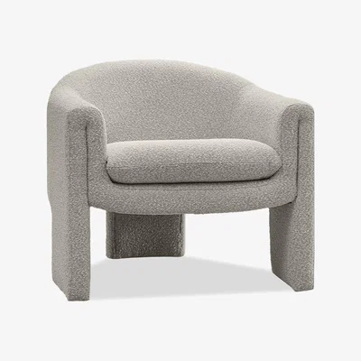 Cult Furniture £50  Off  Findlay Accent Armchair, Speckled Stone Sustainable Boucle