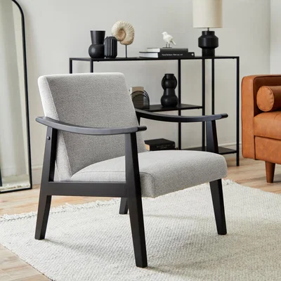 Dunelm Merrick Boucle Armchair Grey