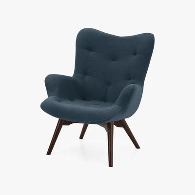 Dunelm Angel Armchair Blue