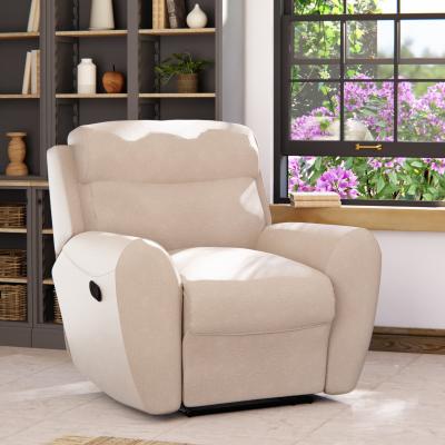 Dunelm Wareham Manual Recliner Armchair Chenille Sand