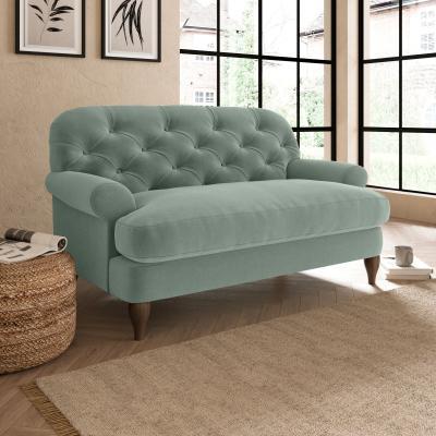 Dunelm Canterbury Luxury Velvet Snuggle Chair Luxury Velvet Lilypad