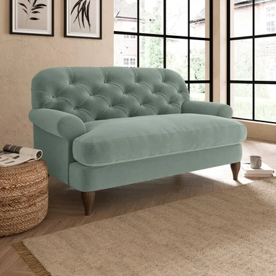 Dunelm Canterbury Luxury Velvet Snuggle Chair Luxury Velvet Lilypad