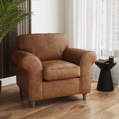 Dunelm Flori Arizona Armchair Tan