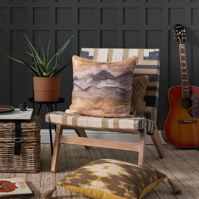 Dunelm Manali Armchair Kilim Grey