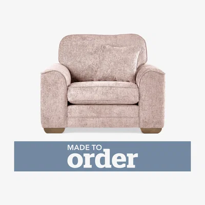 Dunelm Morello Armchair Luxury Chenille Premium Chenille Rosewood