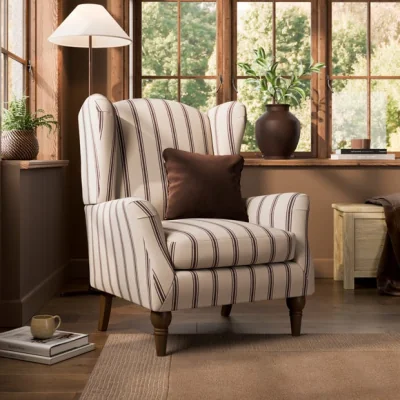 Dunelm Charnwood Folkstone Stripe Occasional Armchair