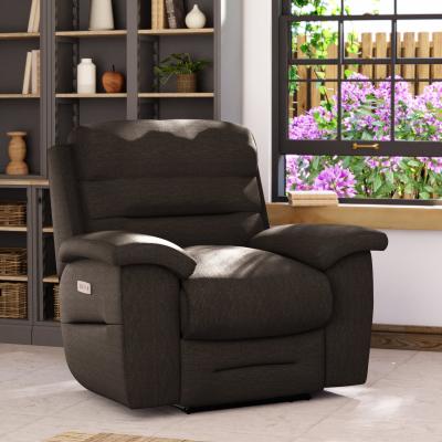 Dunelm Lulworth Power Recliner Armchair Honeycomb Chenille Coco