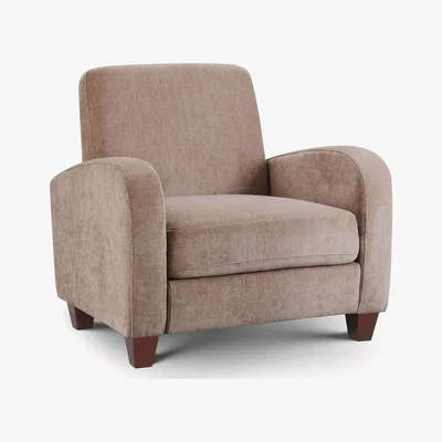 Dunelm Vivo Fabric Armchair - Mink Brown
