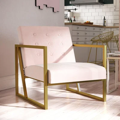 Dunelm Cosmo Lexington Velvet Chair Pink Velvet