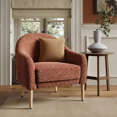 Dunelm Kaspar Fleck Chenille Tub Chair