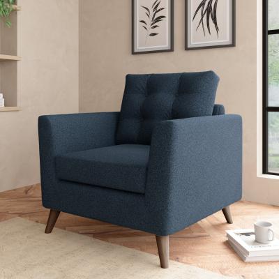 Dunelm Lewes Woolly Marl Snuggle Chair Woolly Marl Navy