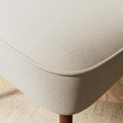 Dunelm Camille Faux Linen Cocktail Chair Camille Natural