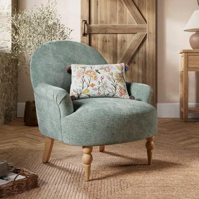 Dunelm Petit Chenille Occasional Armchair