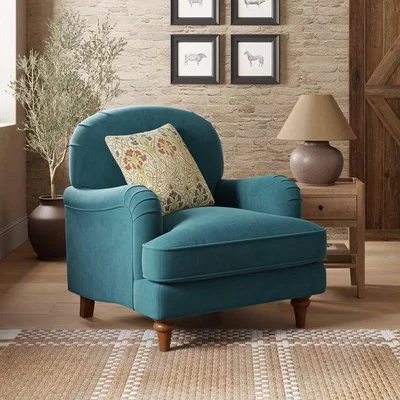 Dunelm Beatrice II Velvet Armchair