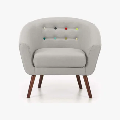 Dunelm Athena Armchair Grey