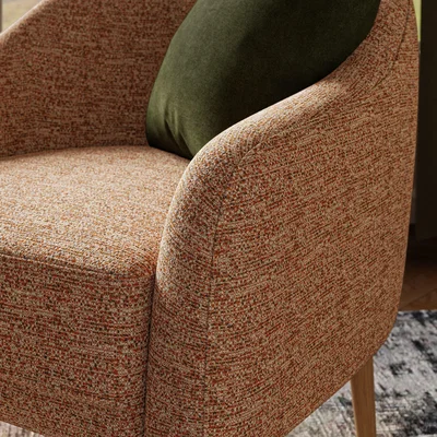 Dunelm Kaspar Luxe Boucle Tub Chair