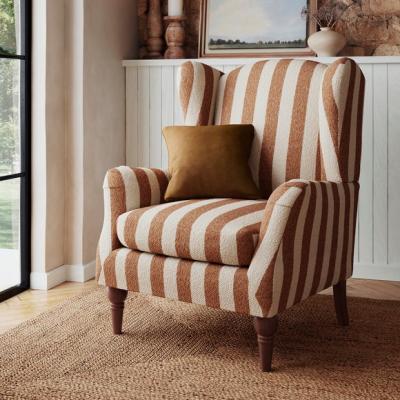 Dunelm Charnwood Striped Boucle Occasional Armchair