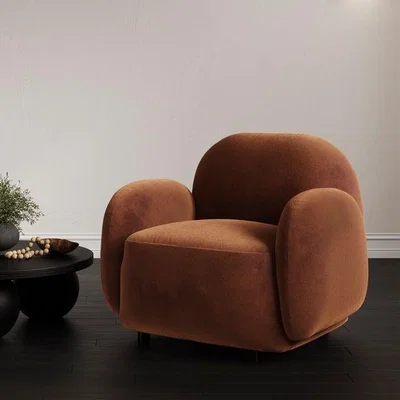 Dunelm LPD Hagu Curved Occasional Armchair