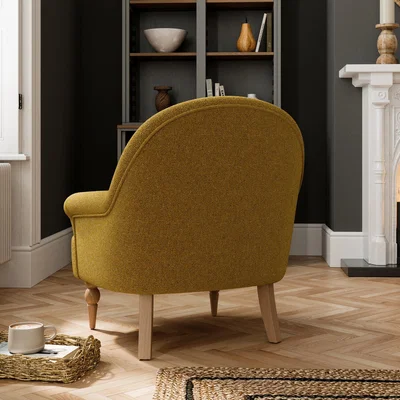 Dunelm Petit Armchair, Tone Boucle Ochre