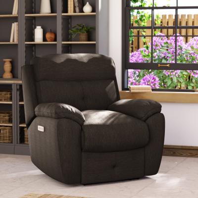 Dunelm Abbotsbury Power Recliner Armchair Honeycomb Chenille Coco