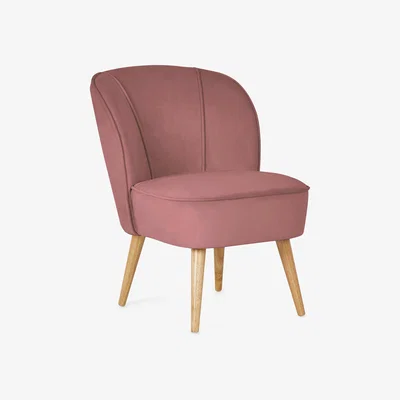 Dunelm Elsie Cocktail Chair - Rose Rose (Pink)