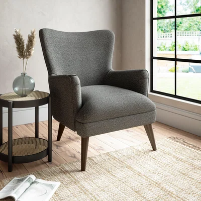 Dunelm Marlow Cosy Marl Armchair Cosy Marl Soft Granite