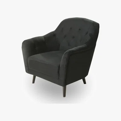 Dunelm Pearl Armchair Black