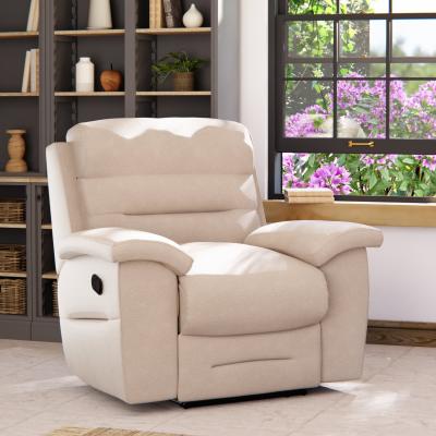 Dunelm Lulworth Manual Recliner Armchair Chenille Sand