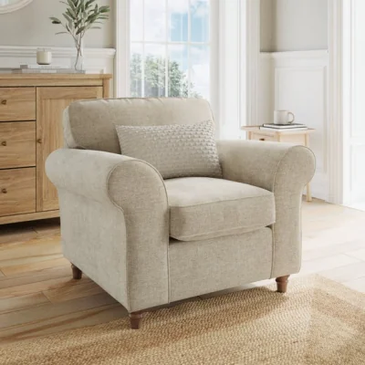 Dunelm Flori Basket Weave Armchair