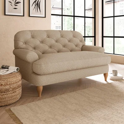 Dunelm Canterbury Cosy Marl Snuggle Chair Cosy Marl Caramel