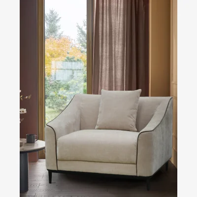 Danetti Julep champagne fabric armchair