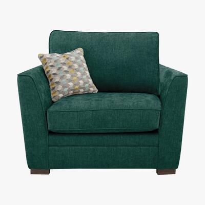 Furniture Village The Delight Fabric Armchair - Teal