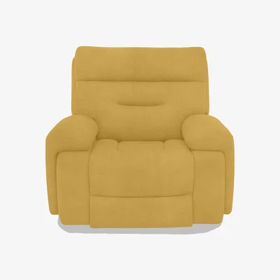 Furniture Village Cinemax Fabric Chair - Velvet Giallo