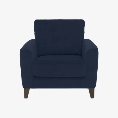 Furniture Village Brondby Fabric Armchair - R330 Steel Blue