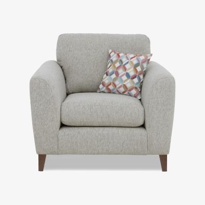 Furniture Village Pippa Fabric Chair - Dijon Tutti Wd Ft