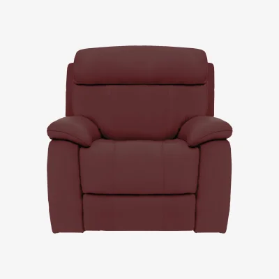 Furniture Village Moreno BV Leather Armchair - BV Deep Red