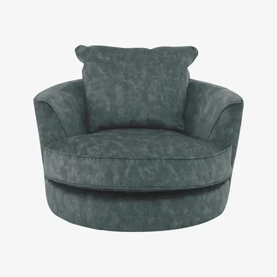 Furniture Village Legend Fabric Swivel Chair