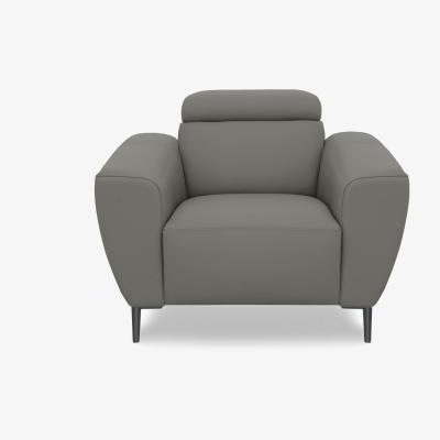 Furniture Village Nicoletti Italia - Milano Leather Chair - Torello Iron