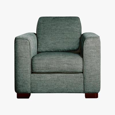 Furniture Village Eleanor Fabric Armchair - Blue - By Furniture Village