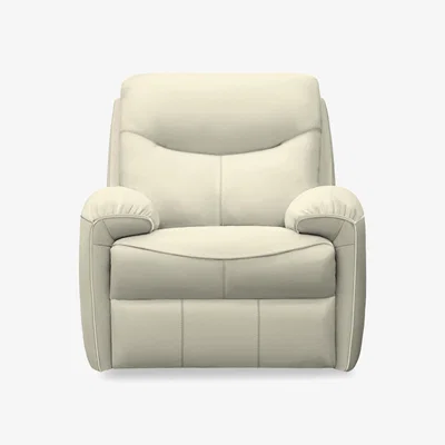 Furniture Village G Plan - Amesbury Leather Armchair with Power Recliner - Oxford Putty