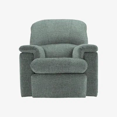 Furniture Village G Plan - Chloe Fabric Power Recliner Armchair - Dapple Kingfisher