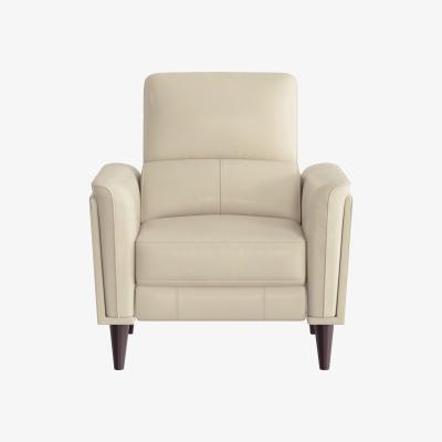 Furniture Village Compact Collection Klein BV Leather Chair - BV Bisque