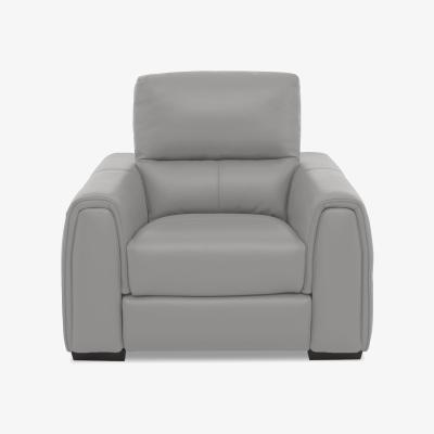 Furniture Village Flex NC Leather Armchair - Sleet