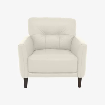 Furniture Village Uno BV Leather Chair - Frost