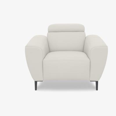 Furniture Village Nicoletti Italia - Milano Leather Power Recliner Chair - Dali Bianco