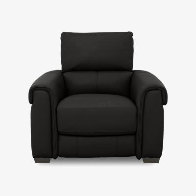 Furniture Village Nixon Leather Chair - Shale Grey