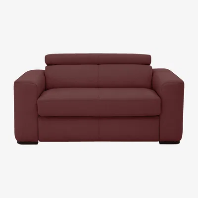Furniture Village Infinity Leather Chair Sofabed - Red- World of Leather