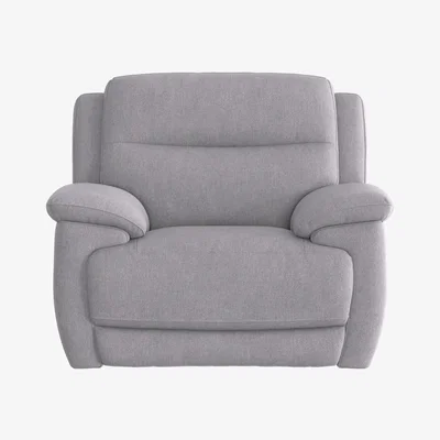 Furniture Village Touch Fabric Manual Recliner Armchair - Purple