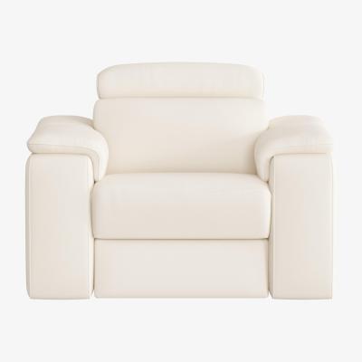Furniture Village Nicoletti - Davide Leather Chair - White